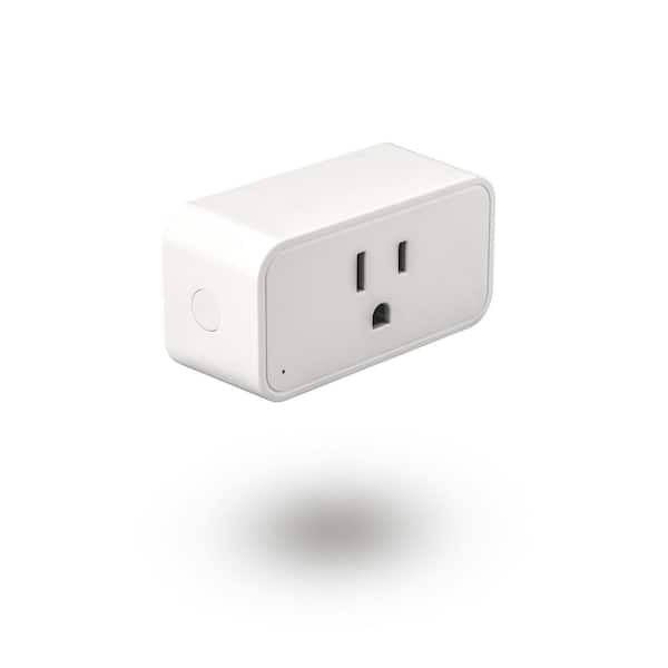 Brightech Smart Home 15 Amp 110-Volt Connection Type B Smart Plug Connector White (1-Pack)