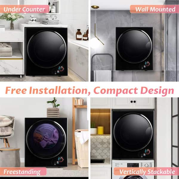 Black+Decker 4.4 Cu.Ft. Stackable Smart Electric Dryer with