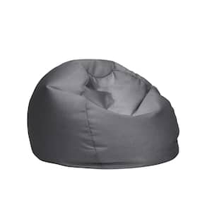 Grey Bean Bag Comfy Chair for All Ages