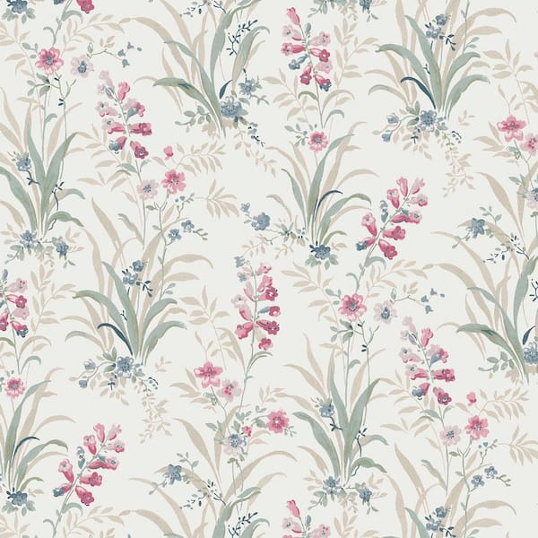 Graham and Brown Mosedale Posy Soft Natural Beige Wallpaper Sample