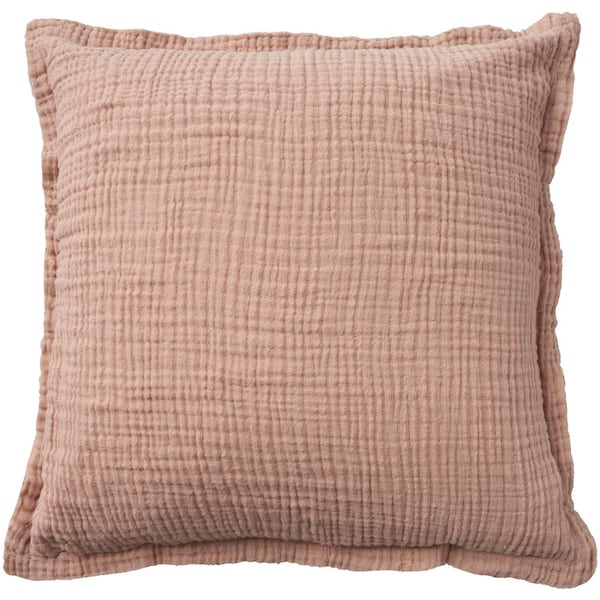Mina Victory Sofia Blush Casual 20 in. x 20 in. Square
