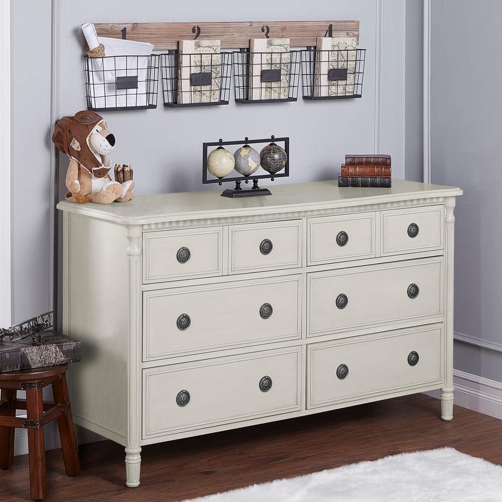 Julienne Cloud Pine 6-Drawer Double Dresser