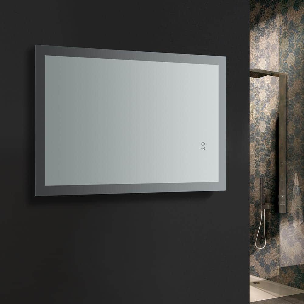 Angelo 36" x 24" Frameless LED Bathroom Vanity Mirror