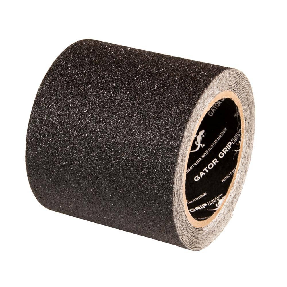 Gator Grip 4 in. x 5 yds. Anti-Slip Safety Tape Black RE3952 - The Home  Depot