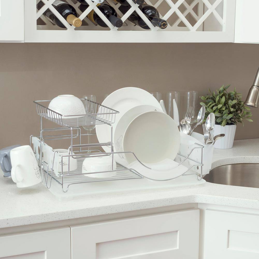 white plate rack
