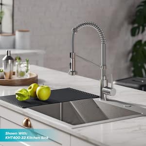Bolden Single-Handle Pull-Down Sprayer Kitchen Faucet with Dual Function Spray Head in Chrome
