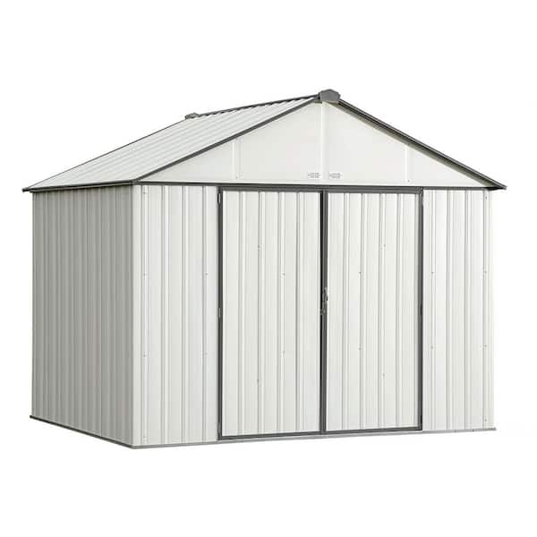 Ezee Galvanized Steel High Gable Shed, Storage Shed Home Depot Metal