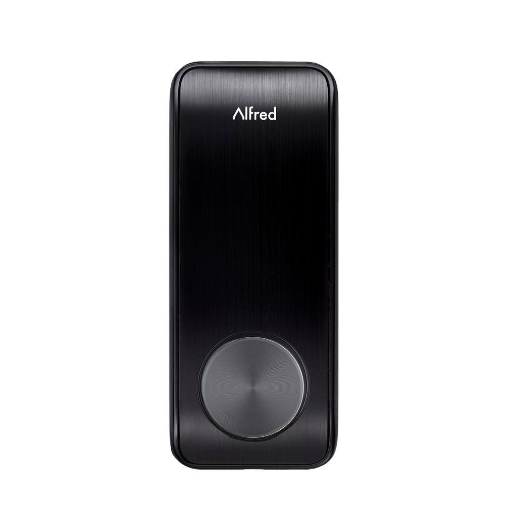 Black Electronic Smart Deadbolt with Touchscreen Keypad
