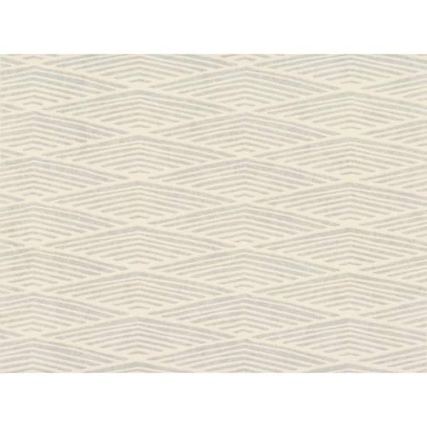 York Wallcoverings Ronald Redding Light Grey Lofty Peaks Paper Unpasted Matte Wallpaper 27 in. x 27 ft.