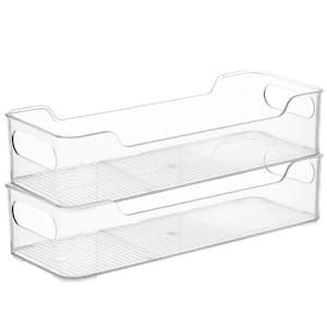 11.75 in. Acrylic Food Storage Container Kitchen Organizer 2-Pack