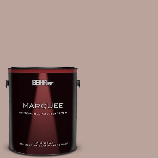 BEHR MARQUEE 1 gal. #N150-3 Cocoa Craving Flat Exterior Paint & Primer