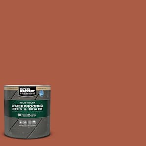 1 qt. #M190-7 Colorful Leaves Solid Color Waterproofing Exterior Wood Stain and Sealer