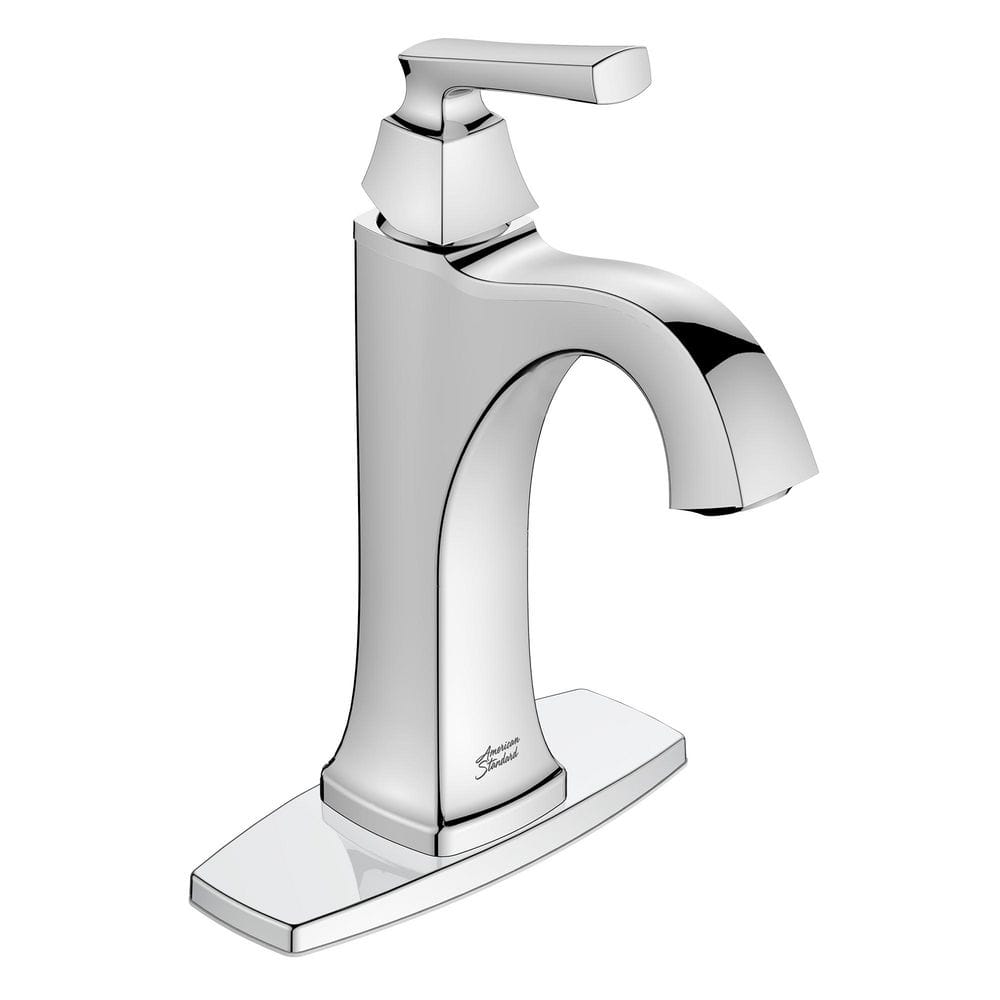 Belmeade Chrome Single-Handle Bathroom Faucet with Drain Assembly
