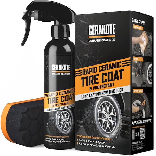 CERAKOTE 8 oz. Bottle Rapid Ceramic Tire Coat AH-RCTIRE - The Home Depot