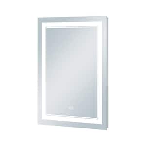 32 in. x 24 in. Modern Rectangle Frameless LED Lighted Bathroom Mirror Vanity Mirror