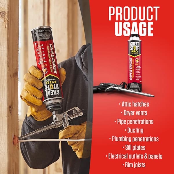GREAT STUFF 48 oz. Gaps and Cracks Insulating Spray Foam Sealant