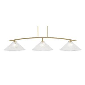 Westmore Lighting Beckett Satin Nickel Transitional Kitchen Island Light