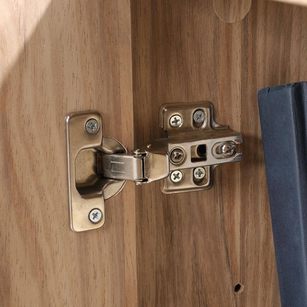 Kiln Acacia Finish Hidden Storage Bookcase Door Kit