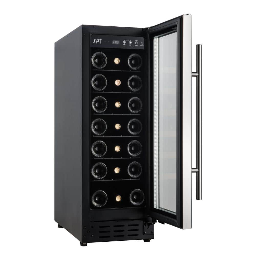 Stainless Steel 21-Bottle Single Zone Wine Cooler