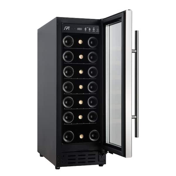 11.8 in. Under-Counter Freestanding 21-Bottle Wine and 60-Can Beverage Cooler (Commercial Grade)