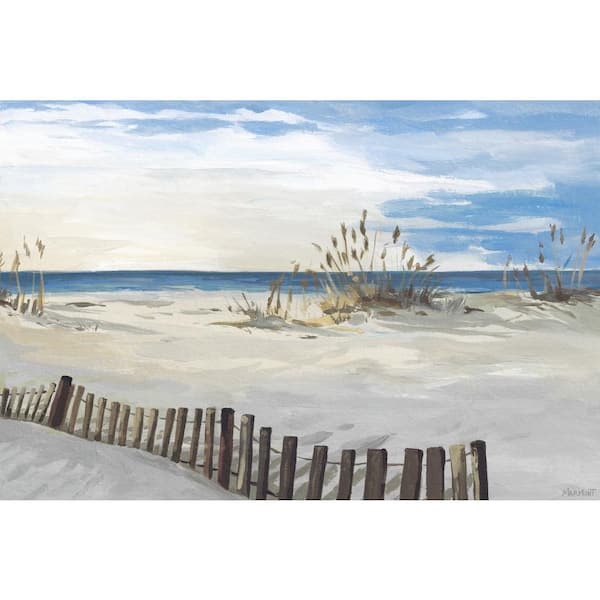 Unbranded "Buried Fences" by Marmont Hill Unframed Canvas Nature Art Print 8 in. x 12 in.