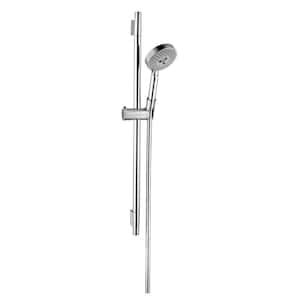 Unica S 3-Spray Wall Bar Set in Brushed Nickel