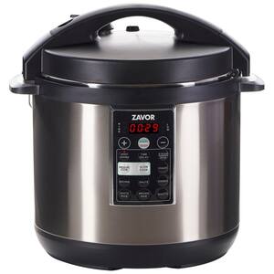 LUX 8 Qt. Stainless Steel Electric Pressure Cooker with Stainless Steel Cooking Pot