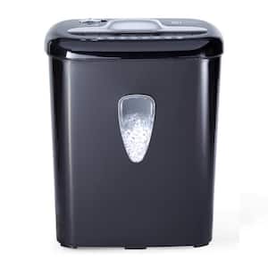6-Sheet High Security Micro Cut Paper and Credit Card Shredder with 4.1 Gallons Bin in Black