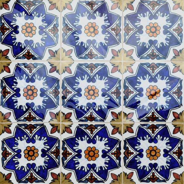 Provincial Deco Maceira 6 in. x 6 in. Porcelain Wall Tile (0.25 sq. ft. /Each)