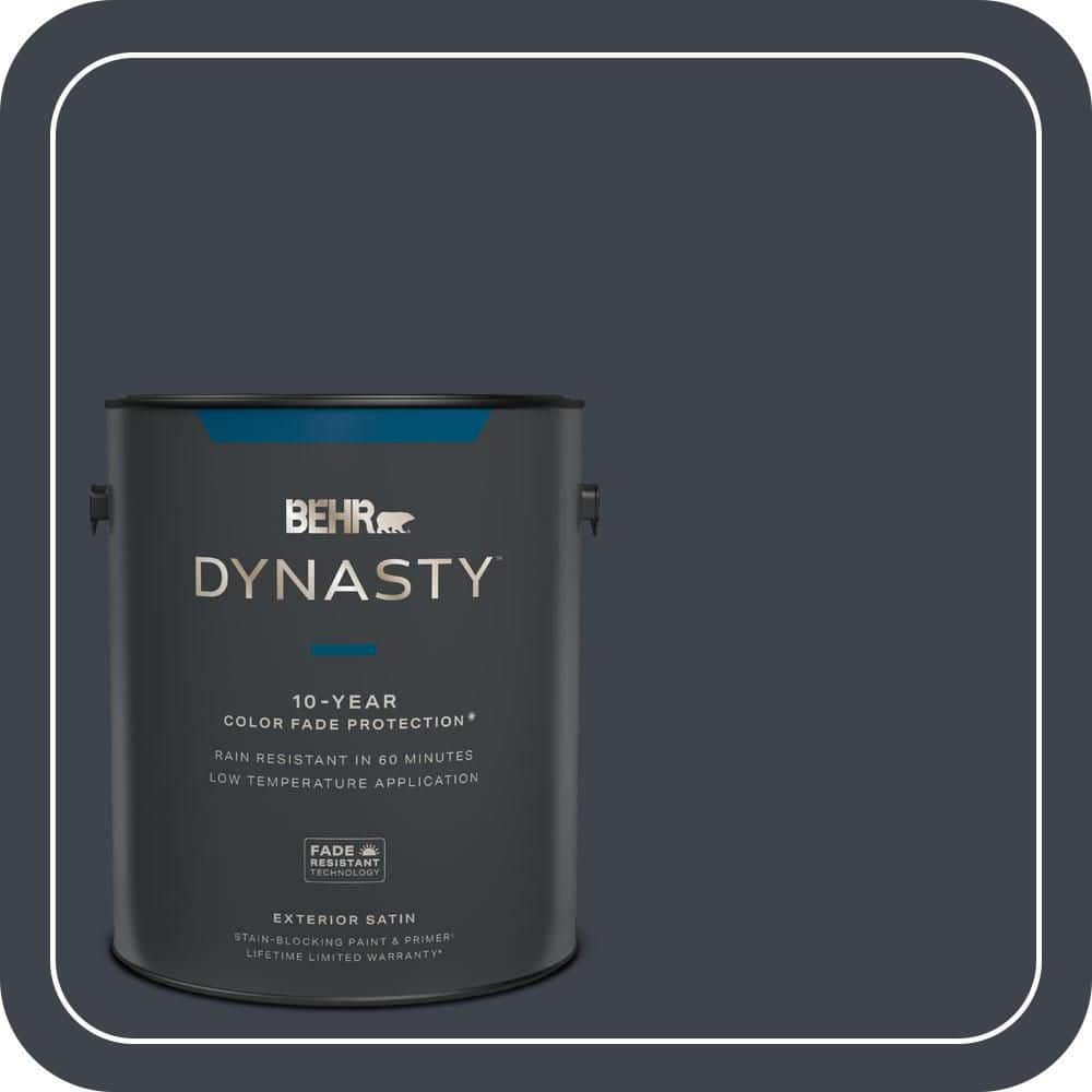 1 gal. #ECC-23-3 Blackbird Satin Enamel Exterior Stain-Blocking Paint & Primer price history on PriceWatchPro