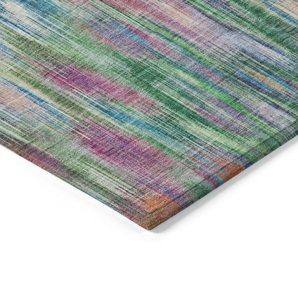 Chantille Machine Washable Indoor/Outdoor Abstract ACN2129 Pink 9 ft. x 12 ft. Area Rug