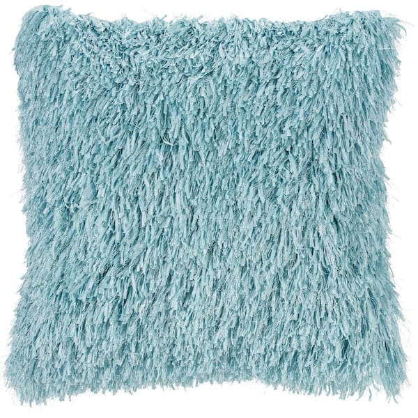 Aqua 2024 fur pillow