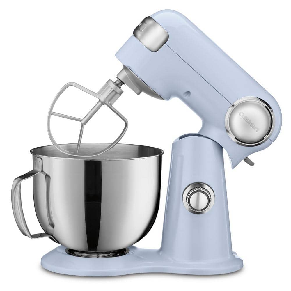 Cuisinart Precision Master 5.5 Qt. 12-Speed Artic Blue Stand Mixer with  Attachments SM-50BLU - The Home Depot