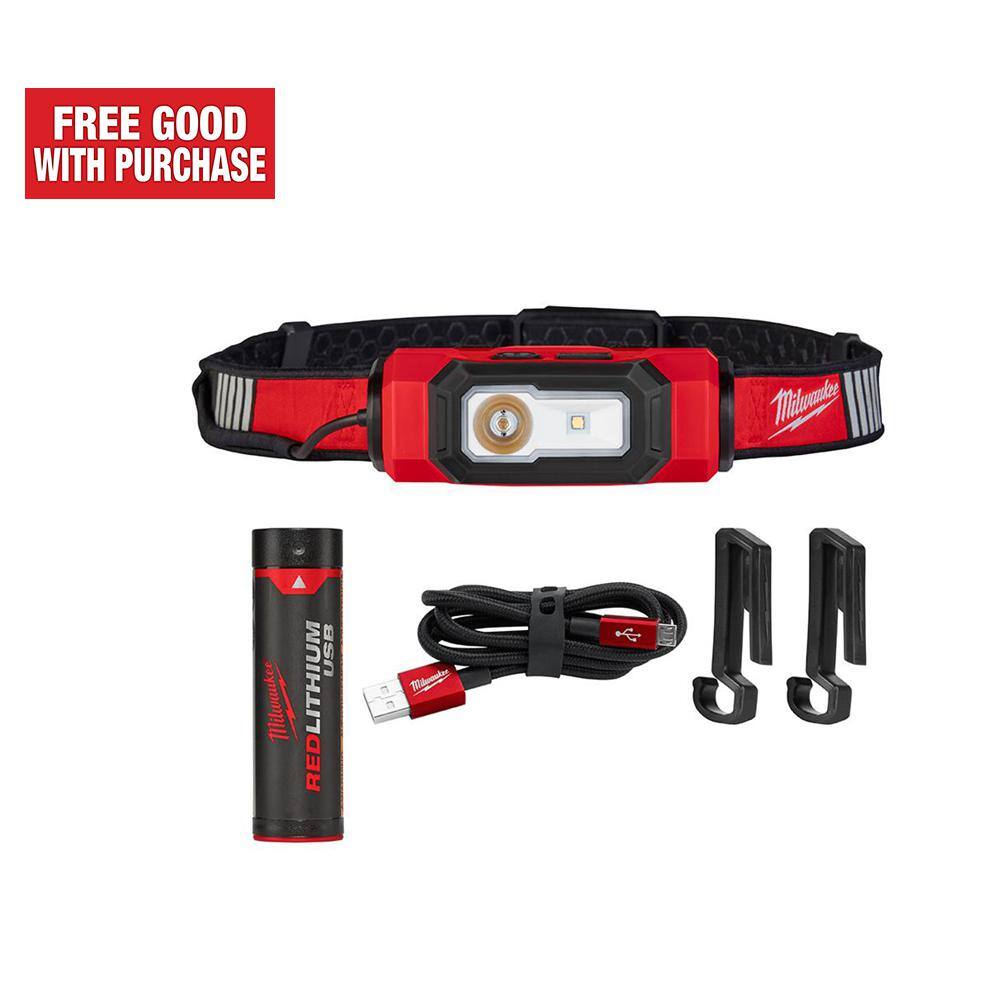 Milwaukee 600 Lumens LED REDLITHIUM USB 