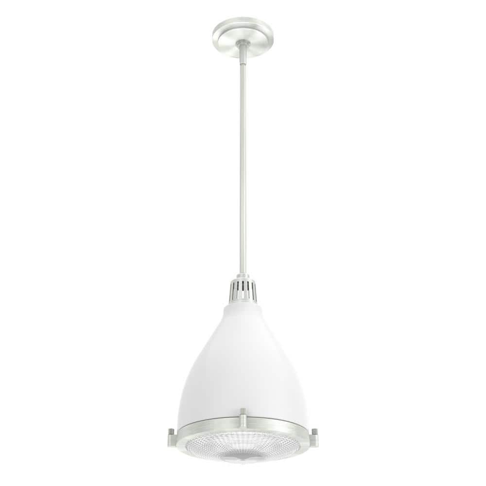 Hunter Bluff View Fresh White Dome LED Pendant Light