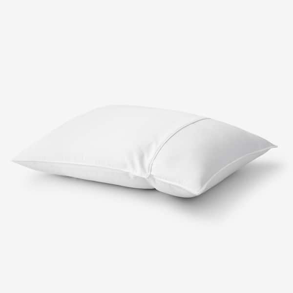 The Company Store Legends Hotel White Organic Cotton Sateen Queen Pillow Protector