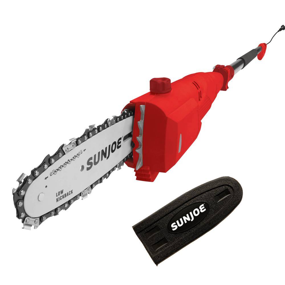 Reviews for Sun Joe 8 in. 7 Amp Telescoping Electric Pole Saw, Red Pg