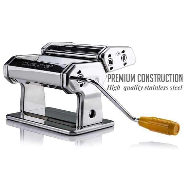 X Home Stainless Steel Pasta Maker Machine, 7 Adjustable Thickness