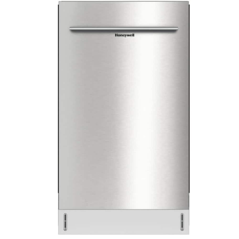 Honeywell 18 in. Dishwasher with 8 Place settings 6 Washing Programs with Stainless Steel Tub and UL/Energy Star, Silver