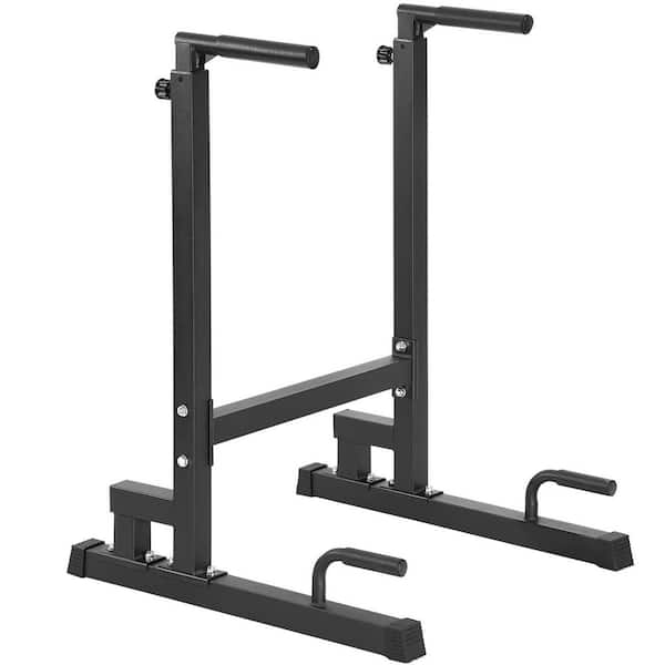 SKYSHALO Dip Bar, 500 lbs. Capacity, Heave Duty Dip Stand Station with Adjustable Height, for Strength Training Home Gym