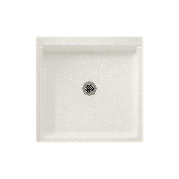 Swan 36 in. x 36 in. Solid Surface Single Threshold Shower Pan in Tahiti Ivory