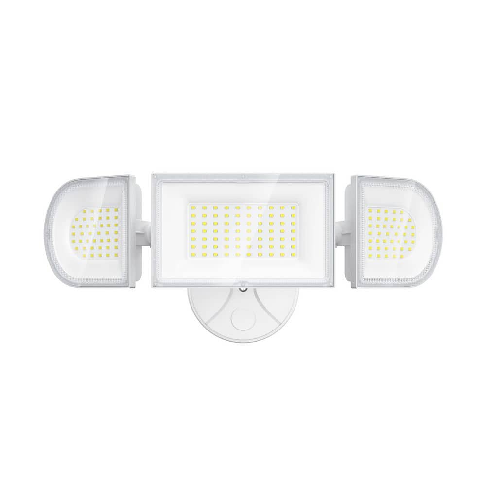 100W 9000 Lumen 6500K White LED Flood Light Outdoor 3 Adjustable Heads IP65 Waterproof Security Floodlight price history on PriceWatchPro