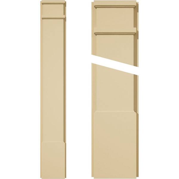 2 in. D x 7 in. W x 48 in. L Primed Polyurethane Pilaster 1- Pack