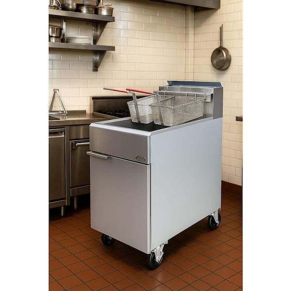 Cooler Depot Commercial 36 qt. Propane Deep Fryer 70 lbs. 150,000