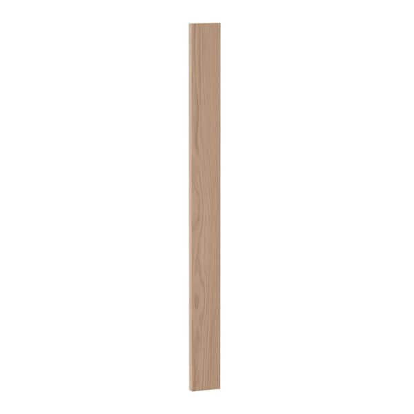 Hampton Bay Sinclair 3 in. W x 0.75 in. D x 36 in. H Wall Filler in Shaker Light Oak