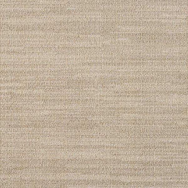 Natural Harmony 9 in. x 9 in. Loop Carpet Sample - Sky Breeze - Color Dune