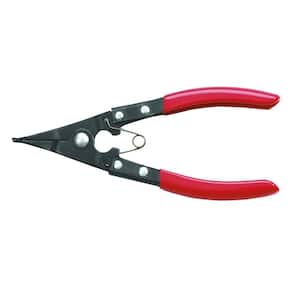Fixed Tip External Lock Ring Dipped Grip Pliers