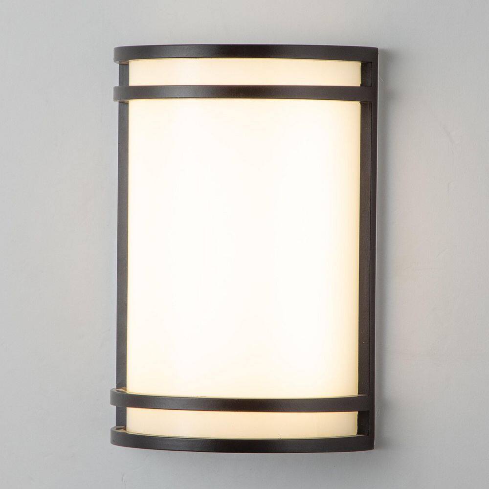 1-Light Oil-Rubbed Bronze Dimmable 15-Watt LED Wall Light with Acrylic Shade price history on PriceWatchPro