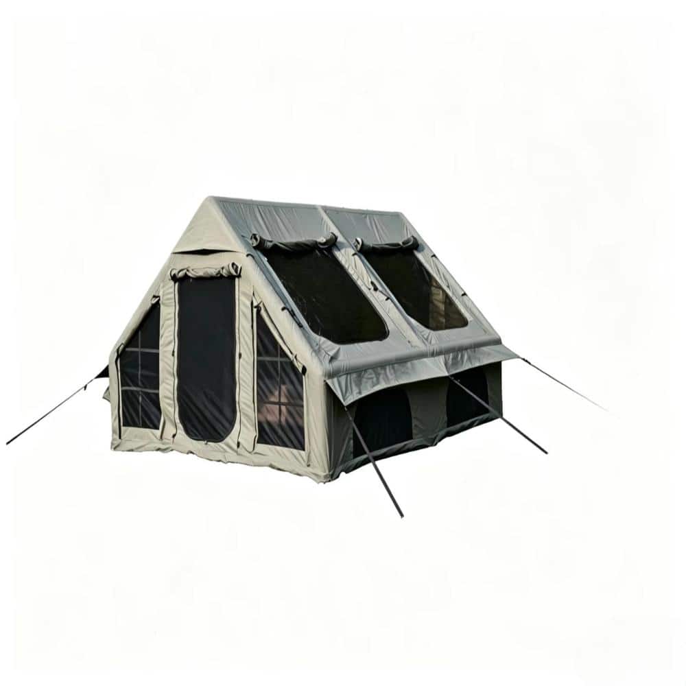 9.8x13ft Beige Inflatable Glamping Tent 4 Season Waterproof Air Tent with Pump Mesh and Chimney Window price history on PriceWatchPro
