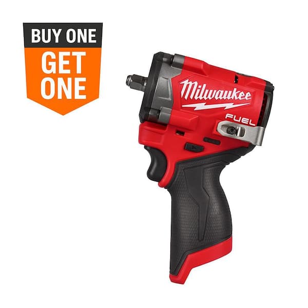 M12 FUEL 12V Lithium-Ion Brushless Cordless Stubby 3/8 in. Impact Wrench (Tool-Only)